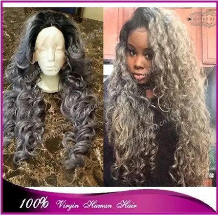 7a Grade Quality 1b Grey 100 Virgin Brazilian Hair Silver Grey