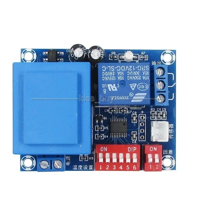 DC 12V 10A Adjustable Temperature Control Switch Thermostat + TEMP