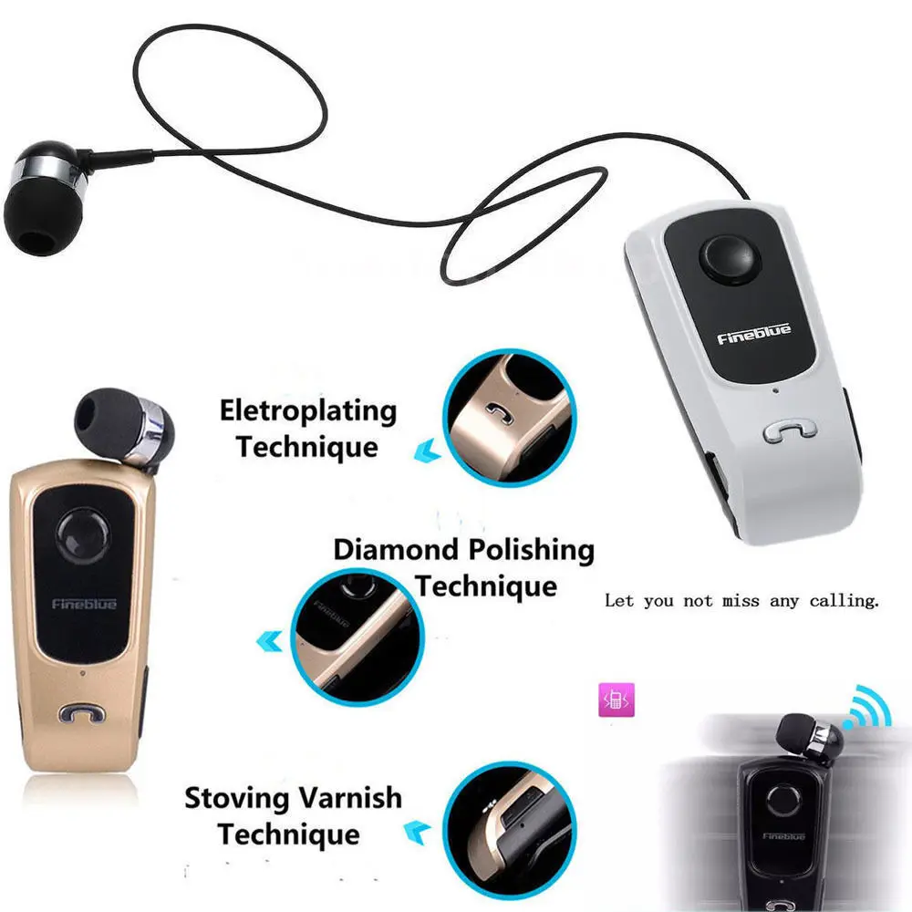 Беспроводная мини гарнитура FineBlue F920 с Bluetooth наушники для занятий спортом бега