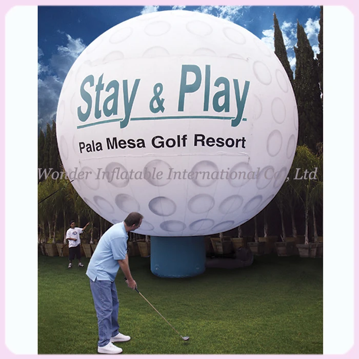 2015 Hot sale 4M giant inflatable golf ball for advertisingin Party DIY Decorations from Home
