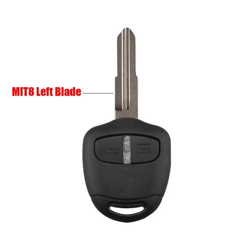 BHKEY 2/3 кнопки дистанционного ключа автомобиля чехол для Mitsubishi Lancer EX Evolution Grandis Outlander ключ оболочки MIT8/MIT11 лезвие