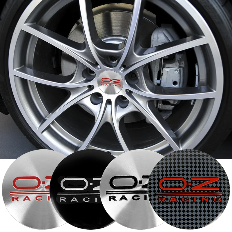 

4pc 56mm OZ logo Stickers Auto Car Wheel Center Hub Caps sticker For Subaru BMW Audi Lada Toyota Honda Suzuki Renault Skoda KIA