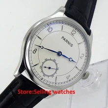 Parnis специальные ручной обмотки римские весы 44 мм Мужские часы 6498 p004