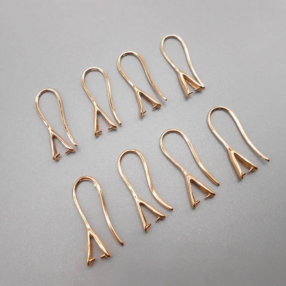 

Серьги из розового золота, с фианитами, 50 шт.