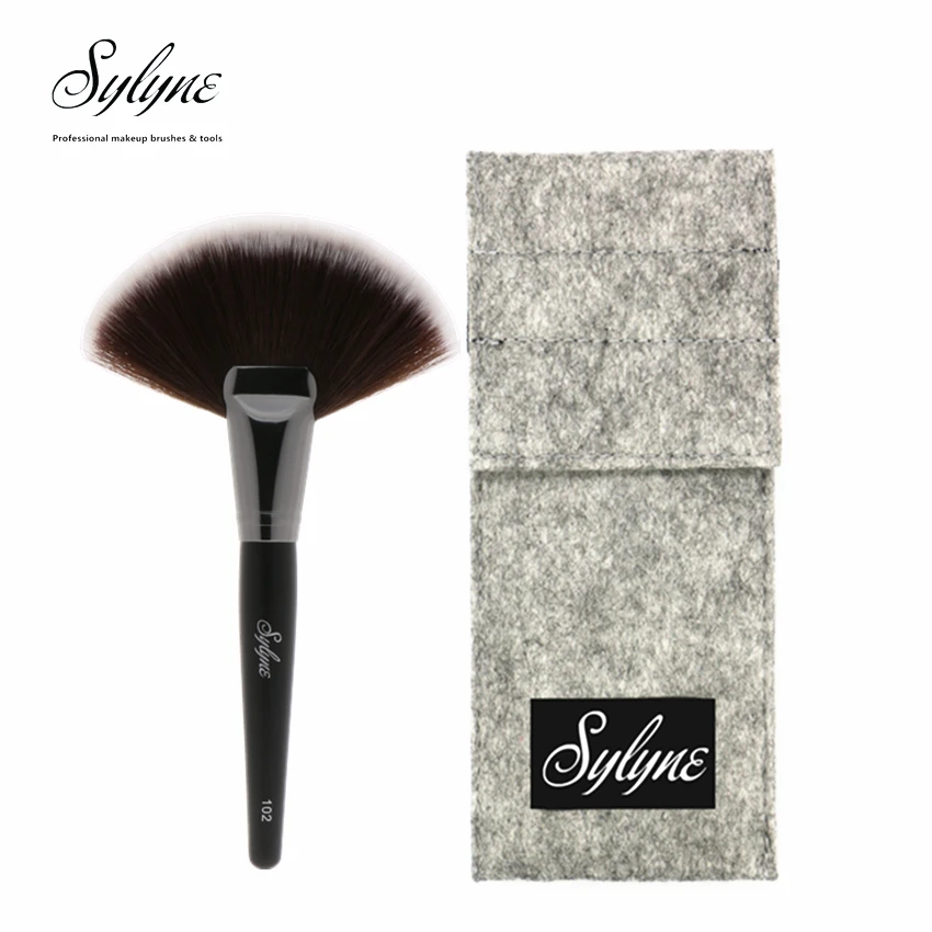 

Sylyne #102 Mega Fan Makeup brushes Holder Professional Face Blending powder highlighter contour make up brush.