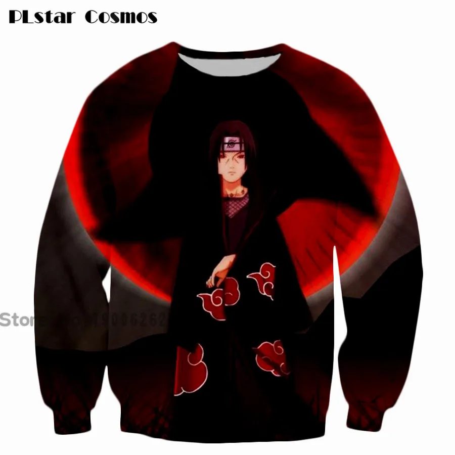 

Classic Anime Naruto Sweatshirts Men/boy Long Sleeve Outerwear Uchiha Itachi 3D Sweatshirt Harajuku Crewneck Pullovers