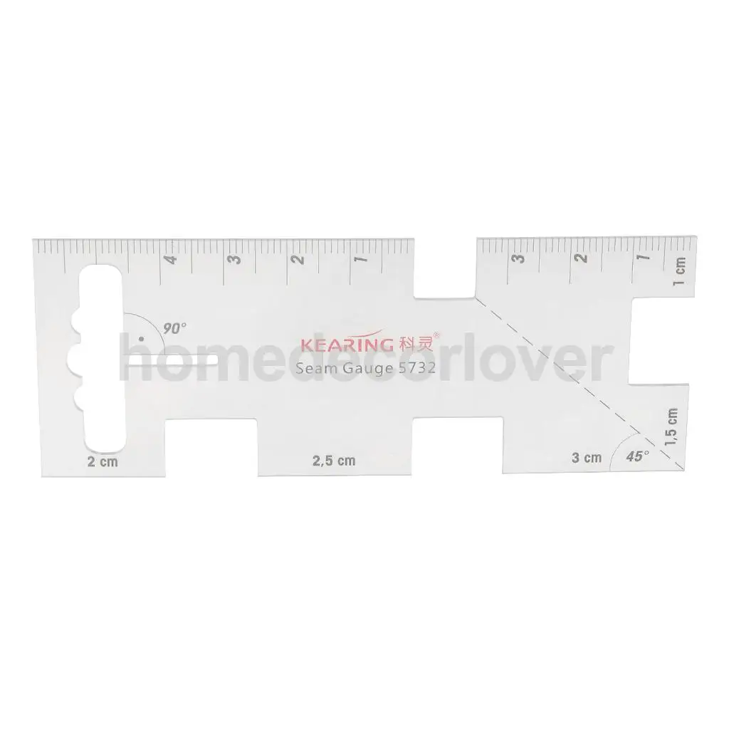1pc Plastic Seam Gauge Sewing Ruler Quilting Measurement for Sewing