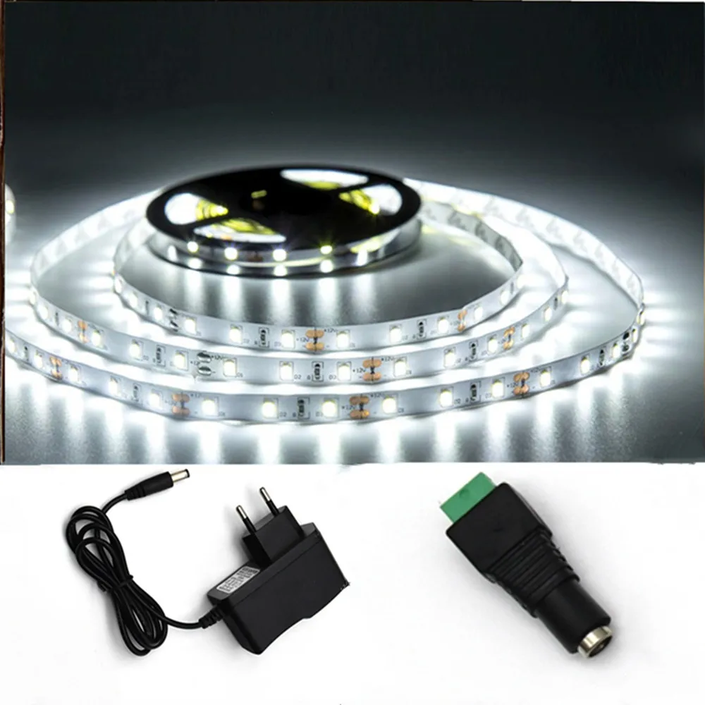 

12V LED Strip Light Flexible Ribbon Waterproof SMD 2835 300 LEDS Tape Light for Home Kitchen Cabinet Ceiling Railing Decoration