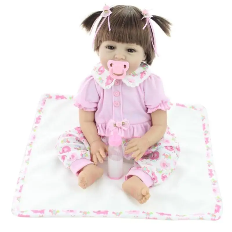

NPK Reborn Baby Cute Doll Simulation Kids Silicone Sleep Playmate Soft Toys