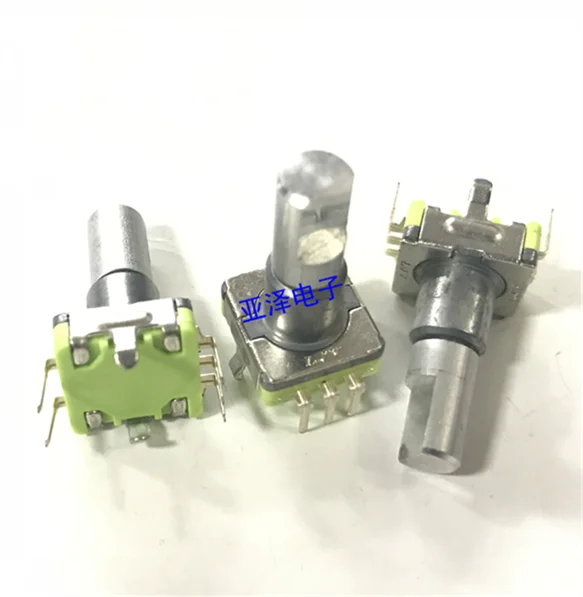 

5PCS/LOT LJV encoder with switch EC11 type 30 Number of positions 15 Pulse point Shaft length 18MM