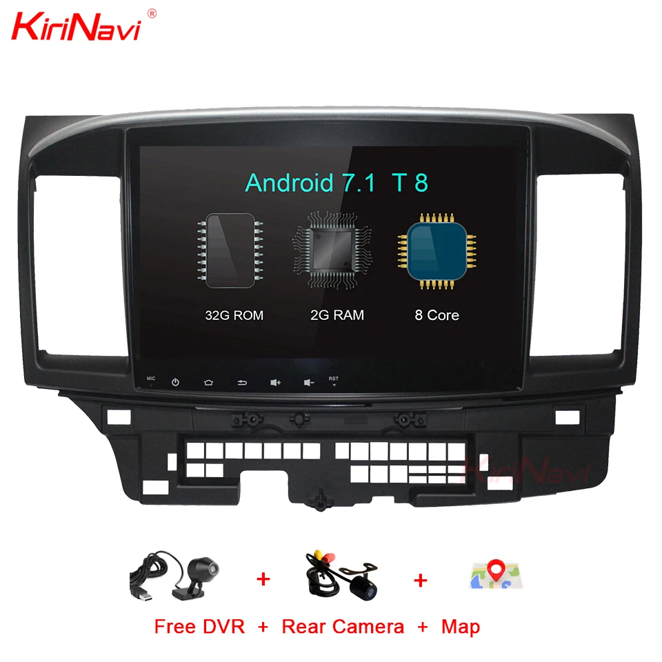Perfect KiriNavi Octa Core Android 7.1 Car Stereo DVD Player For Mitsubishi Lancer Radio Stereo Audio GPS Navigation Multimedia WIFI RDS 0 Perfect KiriNavi Octa Core Android 7.1 Car Stereo DVD Player For Mitsubishi Lancer Radio Stereo Audio GPS Navigation Multimedia WIFI RDS 0