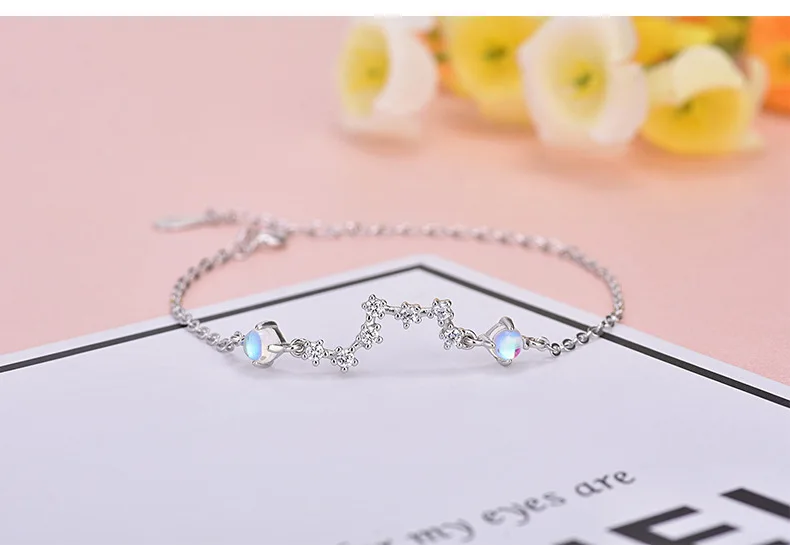 

ZTUNG Dis5 Trendy Women Bracelets 925 Sterling Silver White Color jewelry bangle plant fashion bracelets For Women party Gift