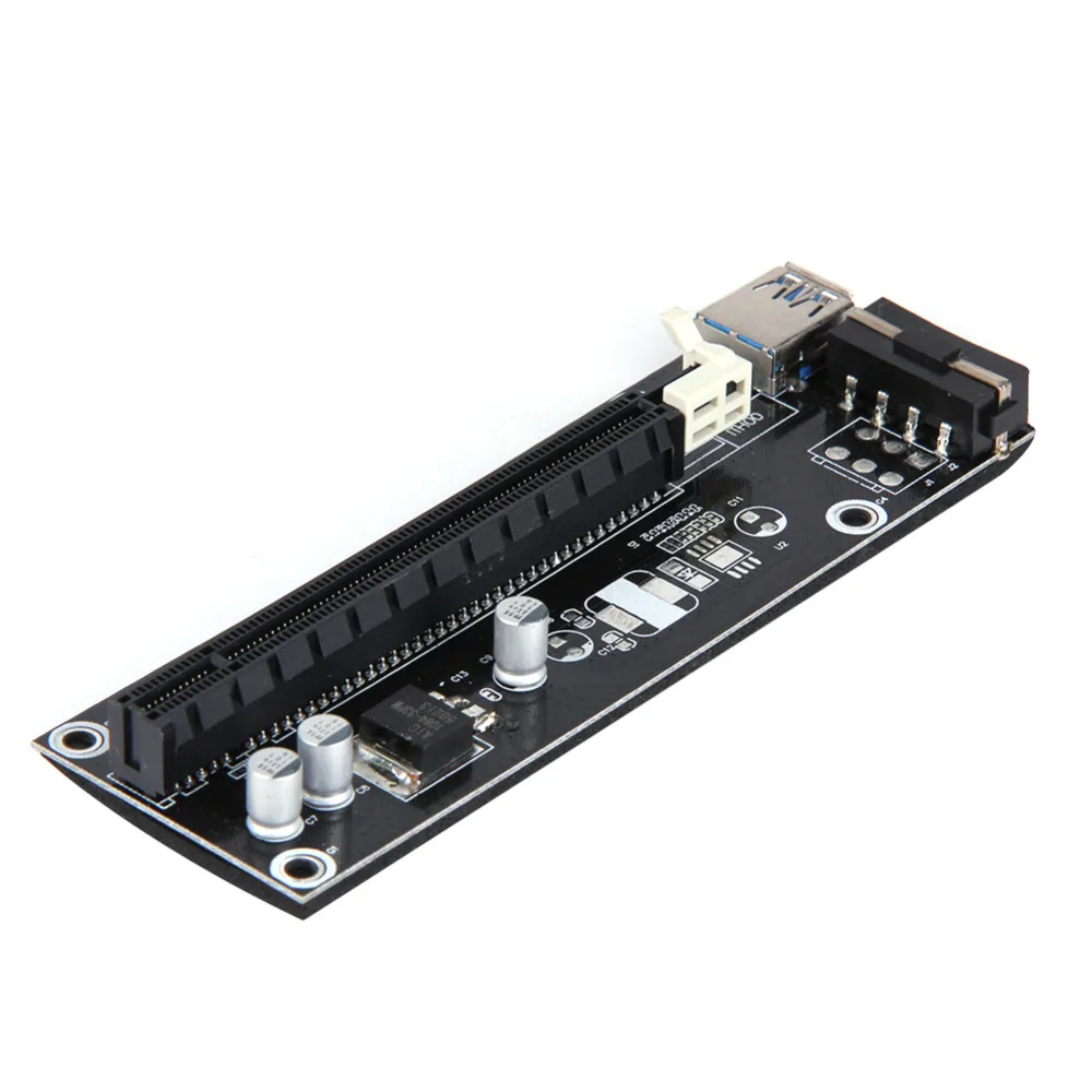 

50CM/30CM USB 3.0 PCI-E Express 1x to 16x Extender Riser Card Adapter SATA 15pin-4pin molex Power Cable riser For mining