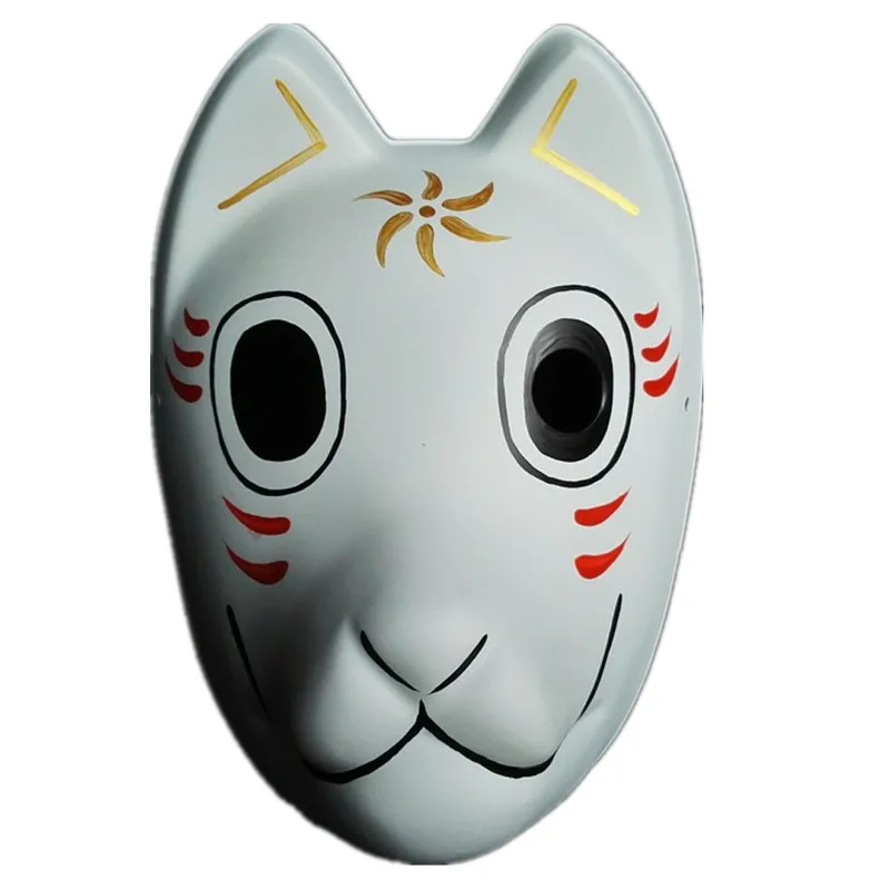 Hotarubi No Mori E, ручная роспись, маска в лес пожарных, светильник в японском стиле, косплей, ПВХ пластик, лиса, маска на все лицо