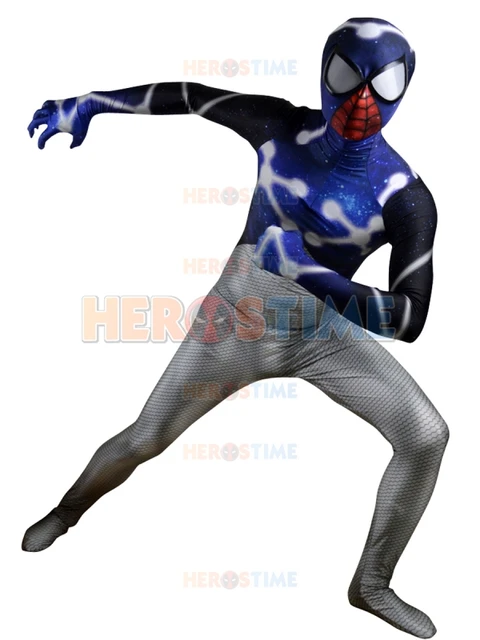 Disfraz de cosplay de capitán universo Spiderman Zentai elegante Lycra  Spandex Spidey mono de noche de brujas _ - AliExpress Mobile