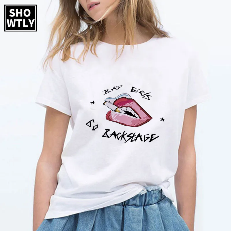 Женская футболка с коротким рукавом и принтом единорога большие размеры Harajuku Kawaii