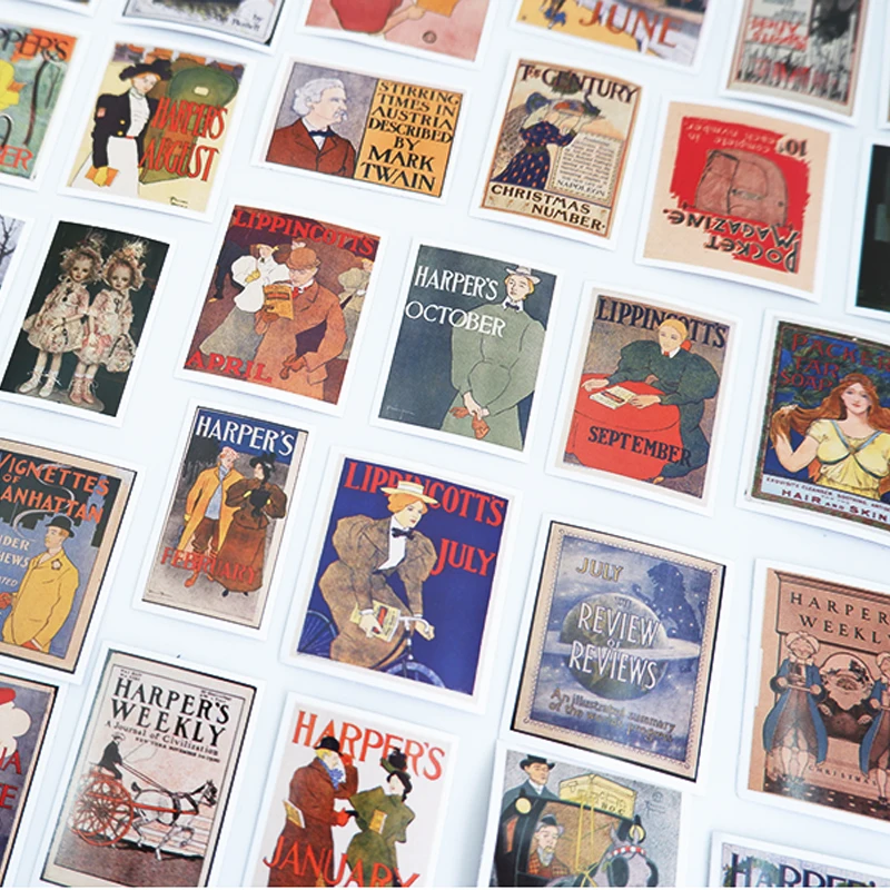 

40 Pcs/pack Cute posters Stickers Kawaii decoration DIY Diary scrapbooking Adhesive Paper sticker Stationery