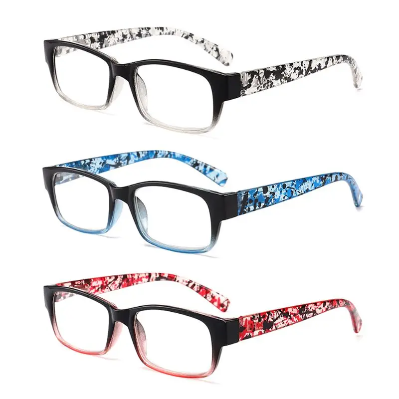 

Simple PC Frame Floral Spring Legs Reading Glasses Unisex Eyes Protector Glasses Diopter +1.0 +1.5 +2.0 +2.5 +3.0 +3.5 +4.0