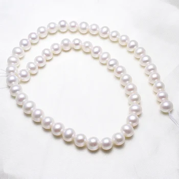 

Potato Cultured Freshwater Pearl Beads,Fashion Jewelry in Bulk, natural, white, 8-9mm Sold Per Approx 15.5 Inch Strand