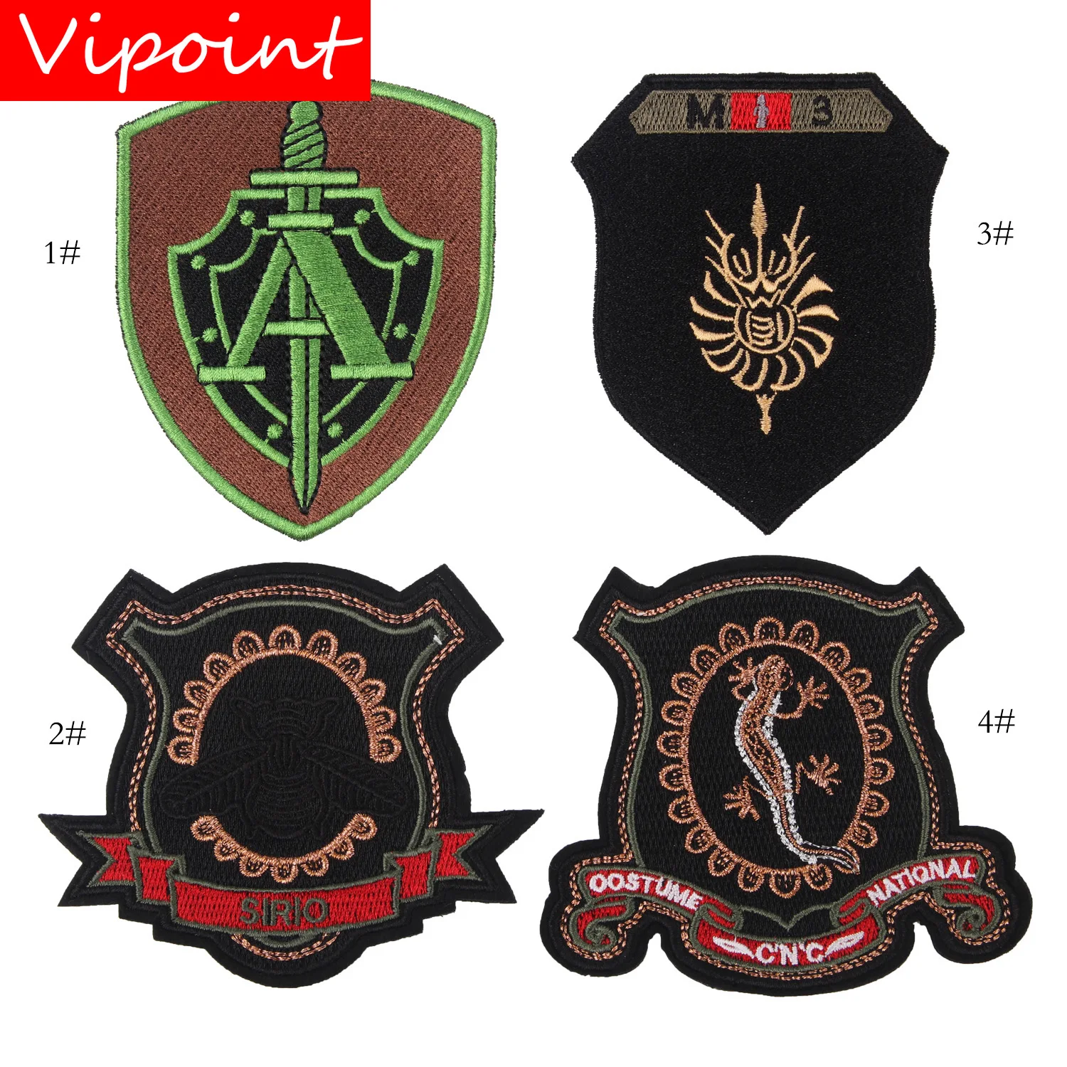 

VIPOINT embroidery army patches military patches badges applique patches for clothing JW-133