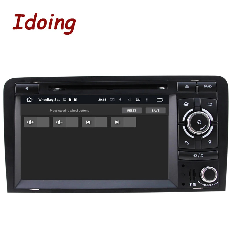Idoing Android7.1/2G + 16G/4 ядра/2Din для Audi A3 автомобильный dvd плеер мультимедийное видео