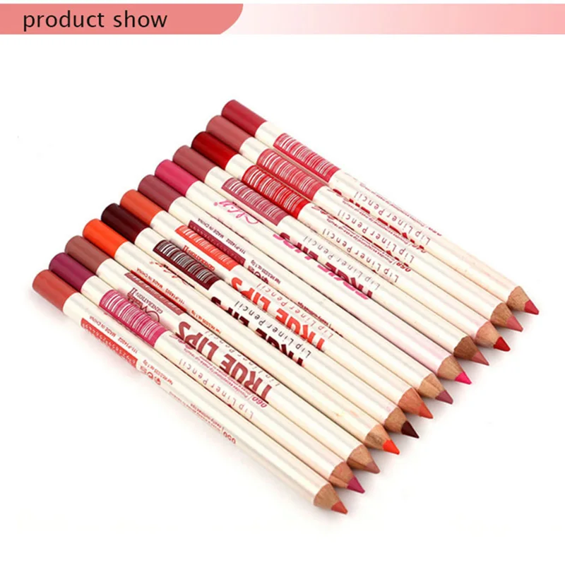 

6 Colors/Set Professional Makeup Lip liner Pencil Long Lasting Waterproof Cosmetic Tools QRD88