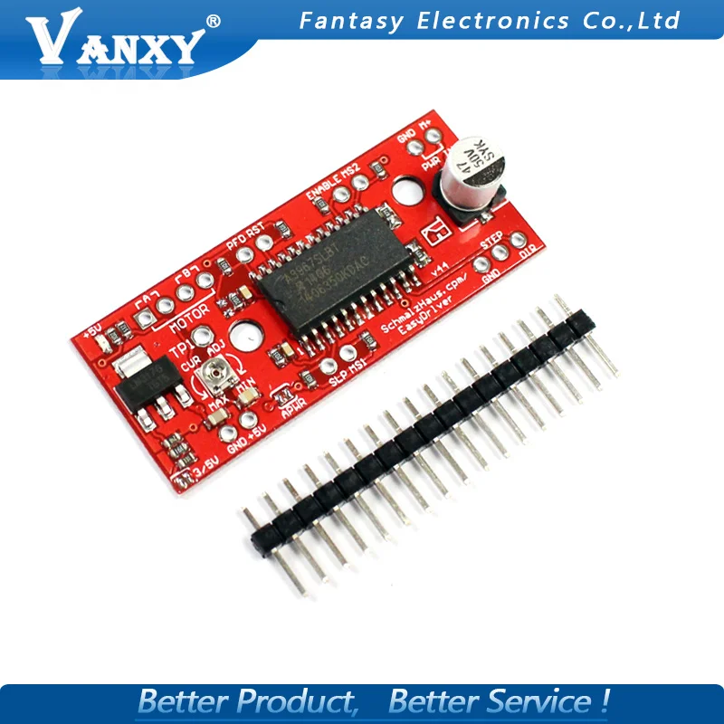 

1pcs Easy Driver Shield stepping Stepper Motor Driver board V44 A3967 For Arduino new