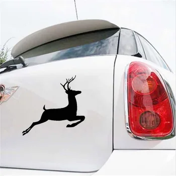 

Running Deer Cars Stickers 3d Vinyl Car Wrap for Auto Products Decals Customized Moto Goods Styling New Style Accessories Decor