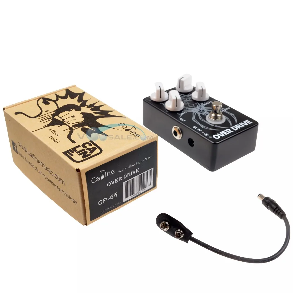 Caline CP-65 Overdrive Гитарный Эффект Педали 9 в аксессуары для гитары над приводом педаль для гитары бас овердрайв