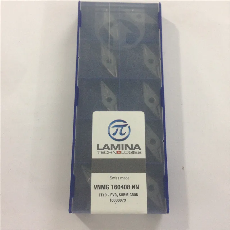 VNMG 160408 NN LT10 Ламина Вольфрам CNC лезвие карбида Вставка 10 шт./партия для токарного держателя инструмента расточные бар cnc машина