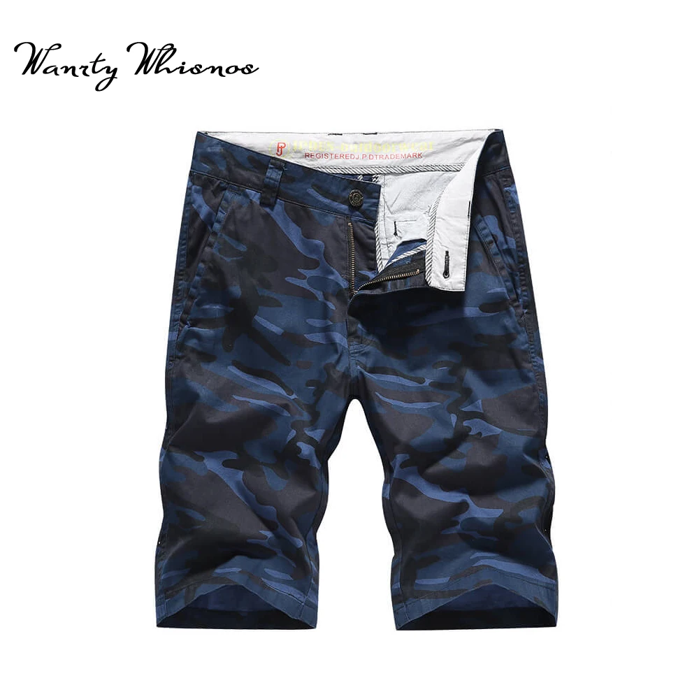 Новые брендовые летние армейские камуфляжные мужские шорты Карго свободные мужские военные брюки размер 29-42 повседневные мужские короткие штаны
