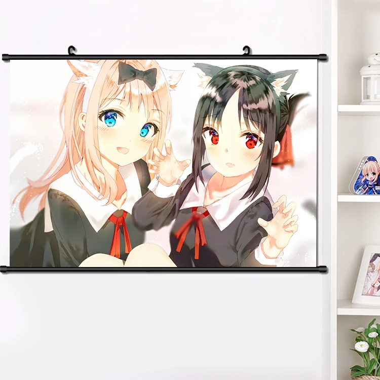 Японское аниме Kaguya sama: Love Is War Shinomiya настенный свиток для манги семейное украшение