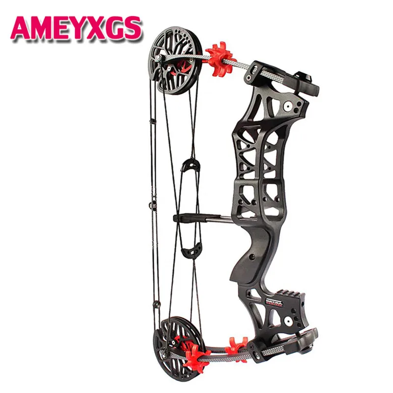 Compound bow that shoots steel balls