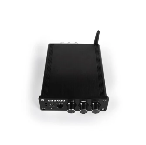 Bluetooth 4 0 беспроводной цифровой стерео усилитель мощности DC12V 24V 2x80 Ватт для
