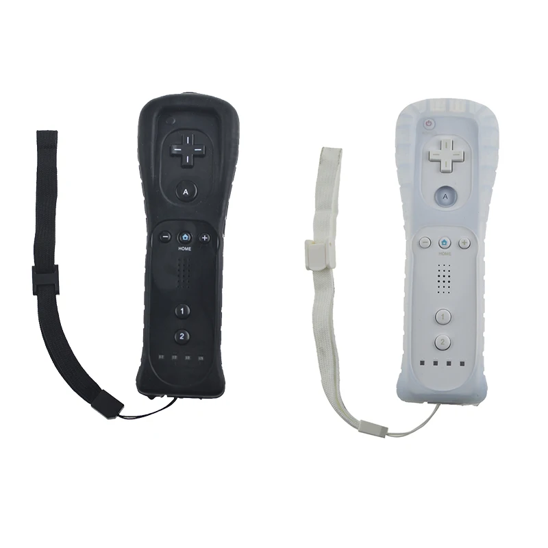 Wireless Remote Controller For Wii Without Motion Plus+Silicone Case