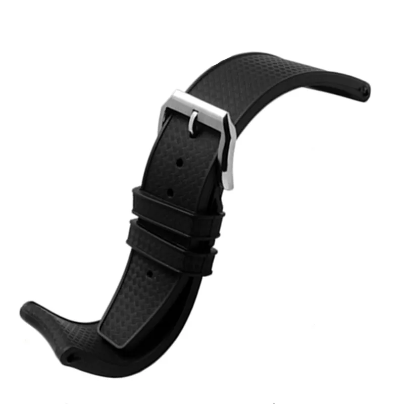 

22mm Rubber Watch Band Curved end Watch Strap Replacement Watchband for iwc Seamaster Planet Ocean DIY Replace