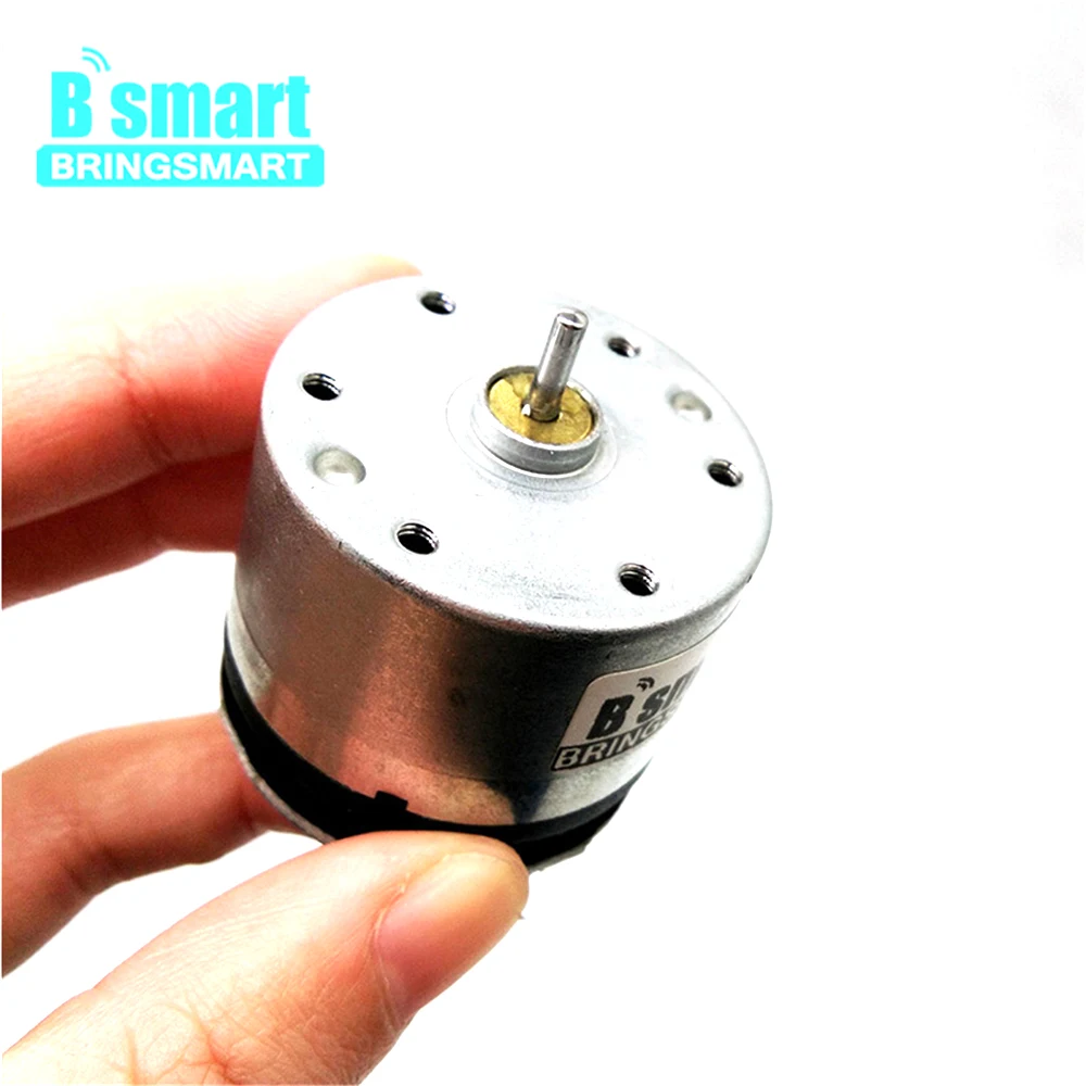 Bringsmart высокое Скорость высокой точности RK-520B DC 10000 об/мин двигатель кодер микро мотор с кодом диск угольные щетки 12V 6 вольтового источника электропитания постоянного тока