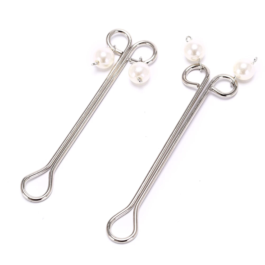 

Exotic Accessories 1 Pair Steel Labia Clips / Labium Clamps / Brease Nipple Clamps / Clitoris Clips /Ear Clips