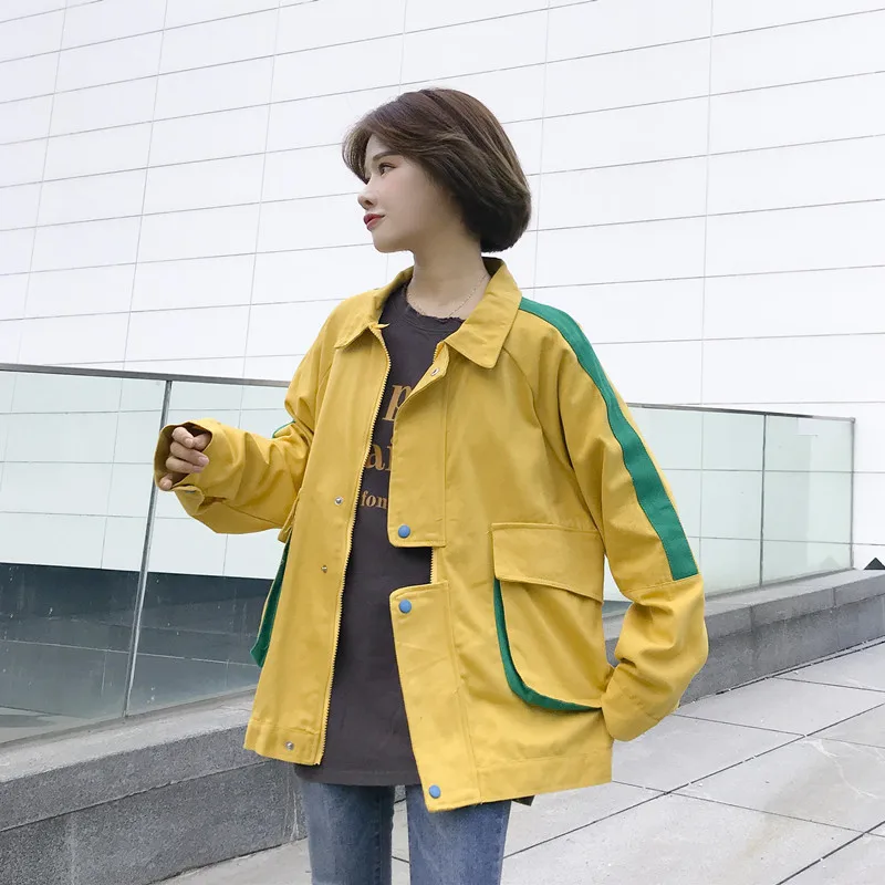 

New Jackets Women's Fashion High Quality Female Outwear Loose Women Coat