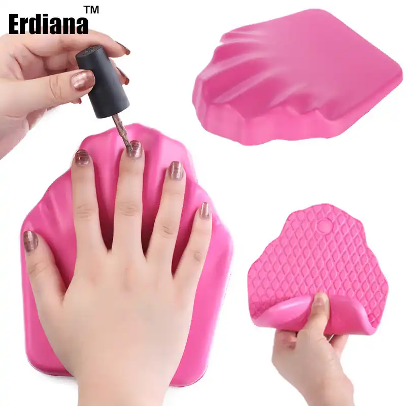 Erdiana силиконовые Форма ногтей Nail Подушки Детские рук держатель