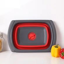 Складная раковина для мытья с выдвижными ручками, портативная корзина для мытья фруктов и овощей с сливной пробкой Складная раковина для мытья с выдвижными ручками, портативная корзина для мытья фруктов и овощей с сливной пробкой