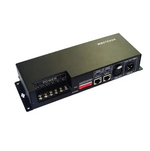 

Best price 1 pcs 27 channel 9 group dmx 512 led decoder use for led strip