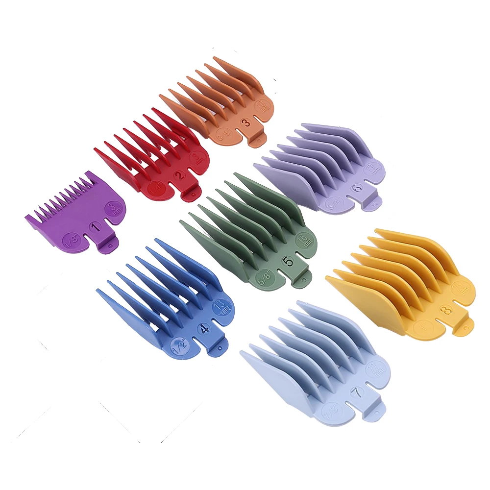 Professional Hair Trimmer Limit Comb 8 Pcs Universal Hair Clipper Limit