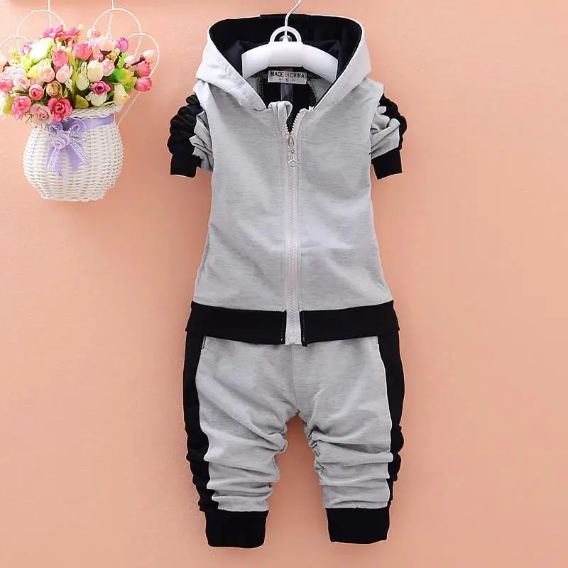 

New Brand Baby Clothing Sets Spring Boys Girl Cotton Casual Tracksuits Kids Clothes Sweatshirts+Pants 2Pcs Children Sports Suits