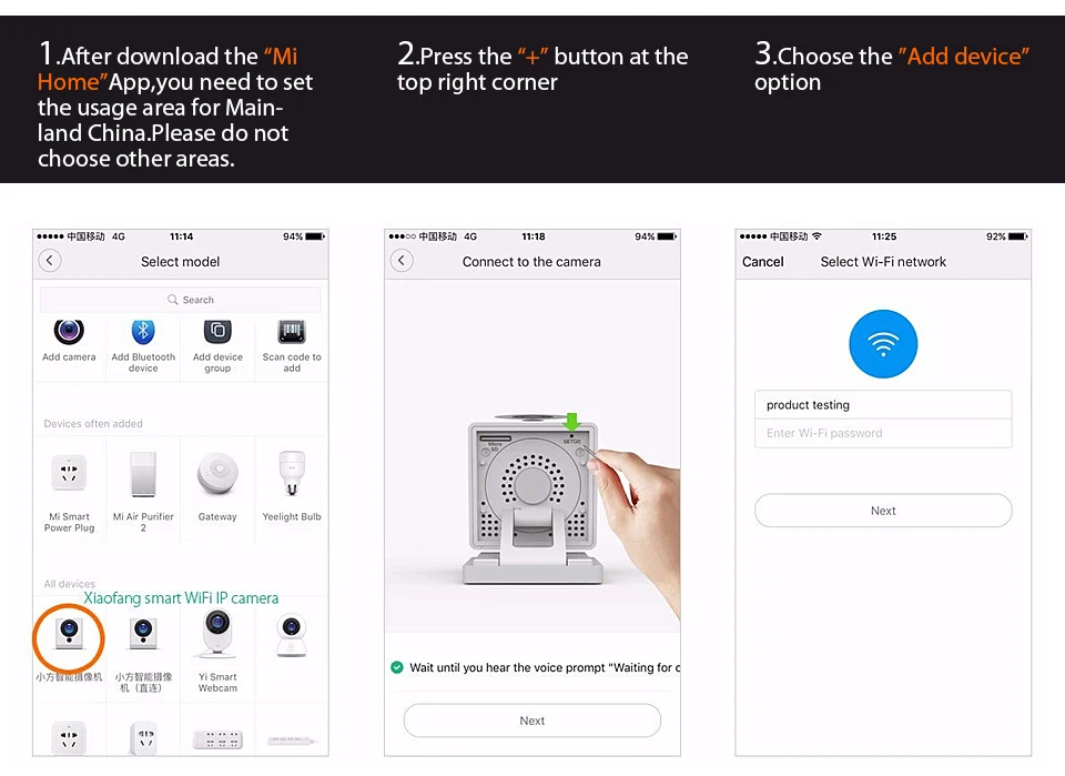 Original Xiaomi CCTV Mijia Xiaofang 110 Degree F2.0 8X 1080P Digital Zoom Smart Camera IP WIFI Wireless Camaras Cam Night Vision (3)