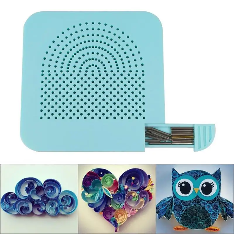 

Needle Plate Paper Craft Tool Handmade Quilter Grid Guide for Paper Folding Crafting DIY Paper Quilling Paper Winding Device