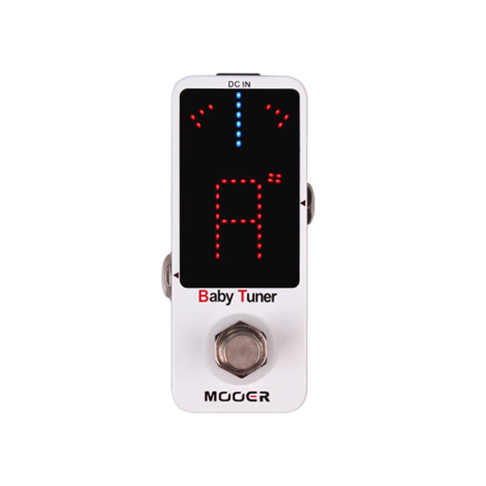 

Mooer Baby Tuner Guitar Effect Pedal Compact Design Micro Mini Baby Tuner High Precision Chromatic Tuning Effect Pedal MTU1