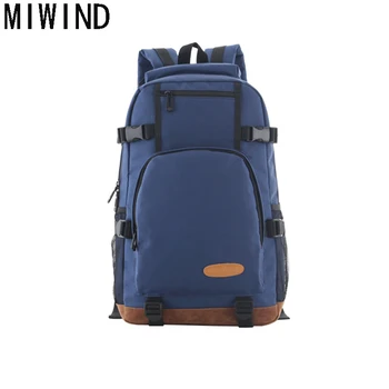 

MIWIND Large Capacity Fashion Men Backpack Bag For Teenagers backpacks Children School Bag Brand Design Men's Travel Bag T1035