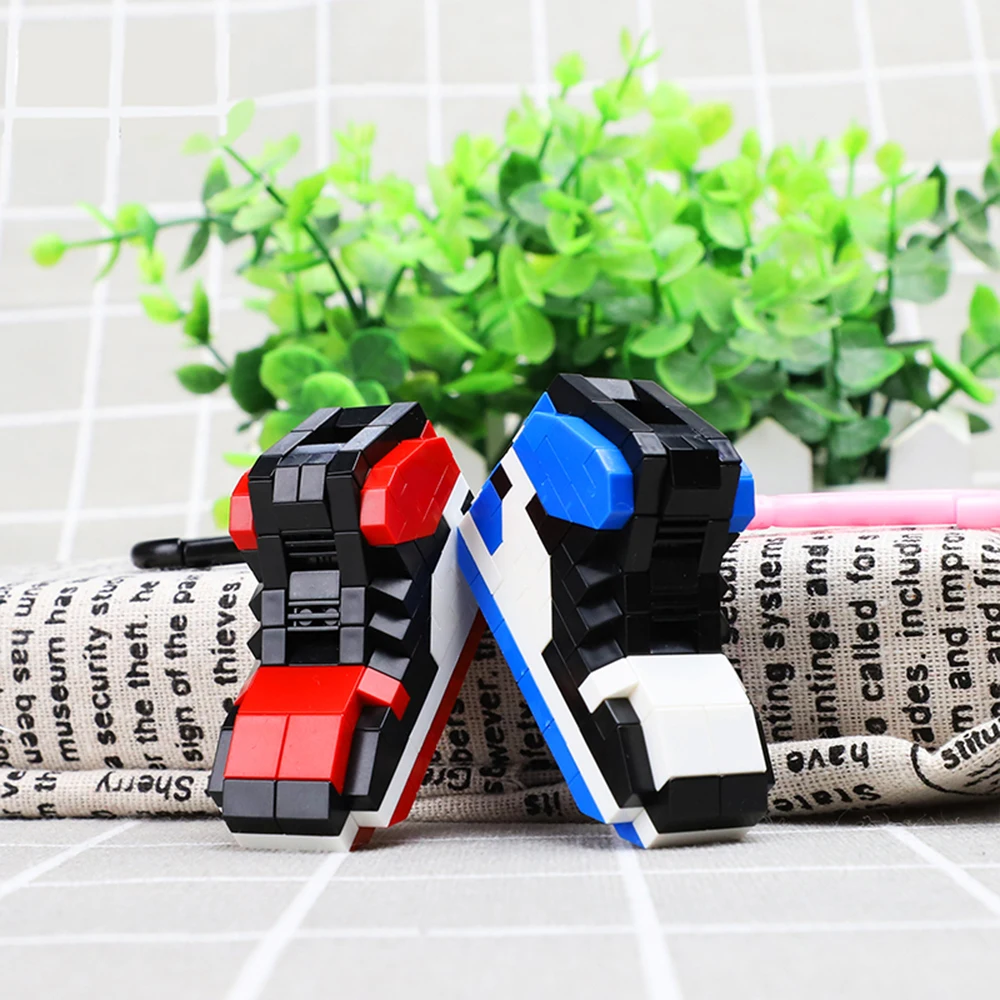 

Nanoblock Toys for Children Legoings Air Jordan AJ Sneakers Model Stacks for Modeling Building Blocks Decoration Gifts for Boys