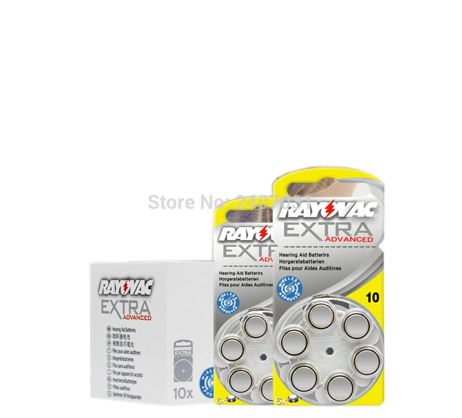 Новая упаковка 10 карт (60 шт.) Rayovac высокопроизводительные аккумуляторные